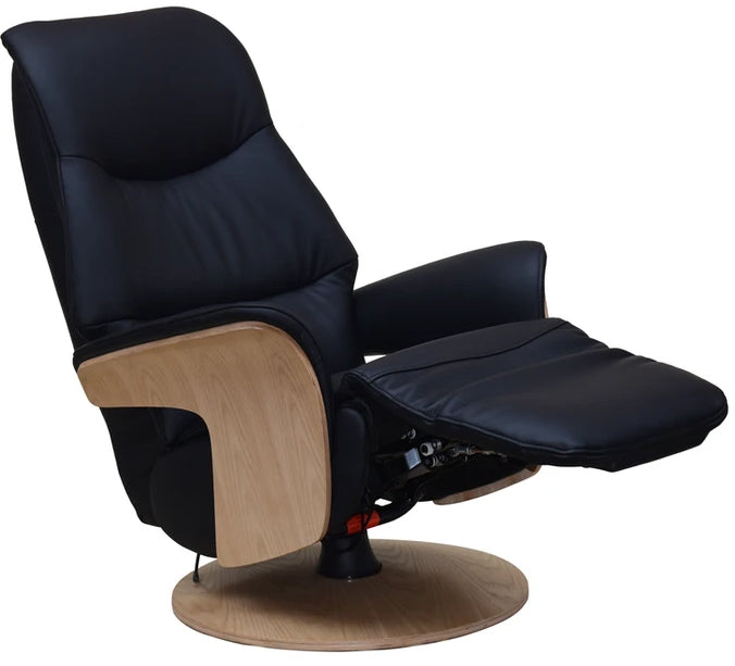 - Chaise pivotante Iowa en Noir - 4