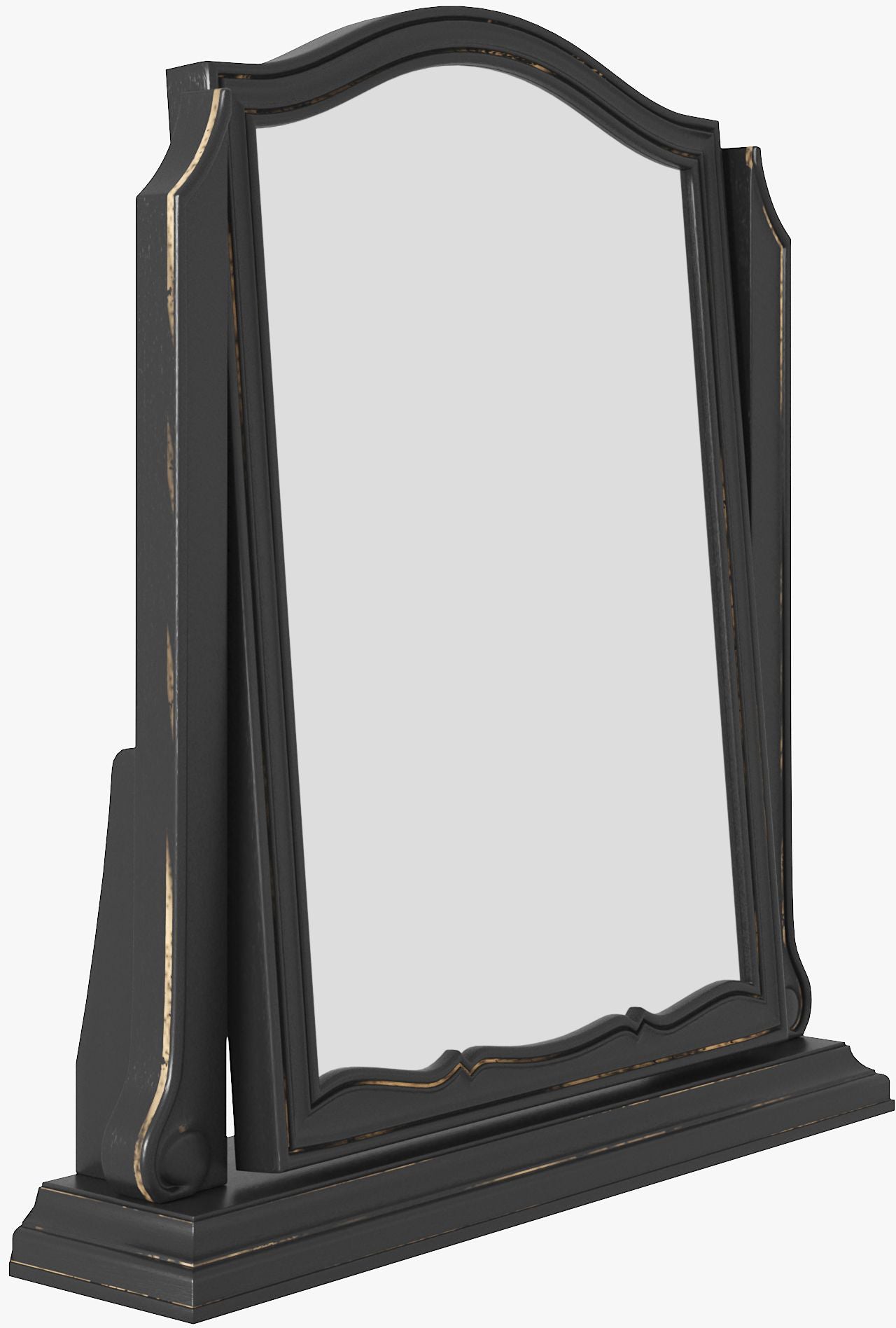 Montpellier Miroir de coiffeuse en Noir - 3