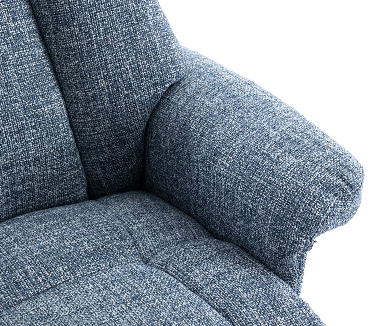 Denver Chair in Chacha Ocean Fabric - 5
