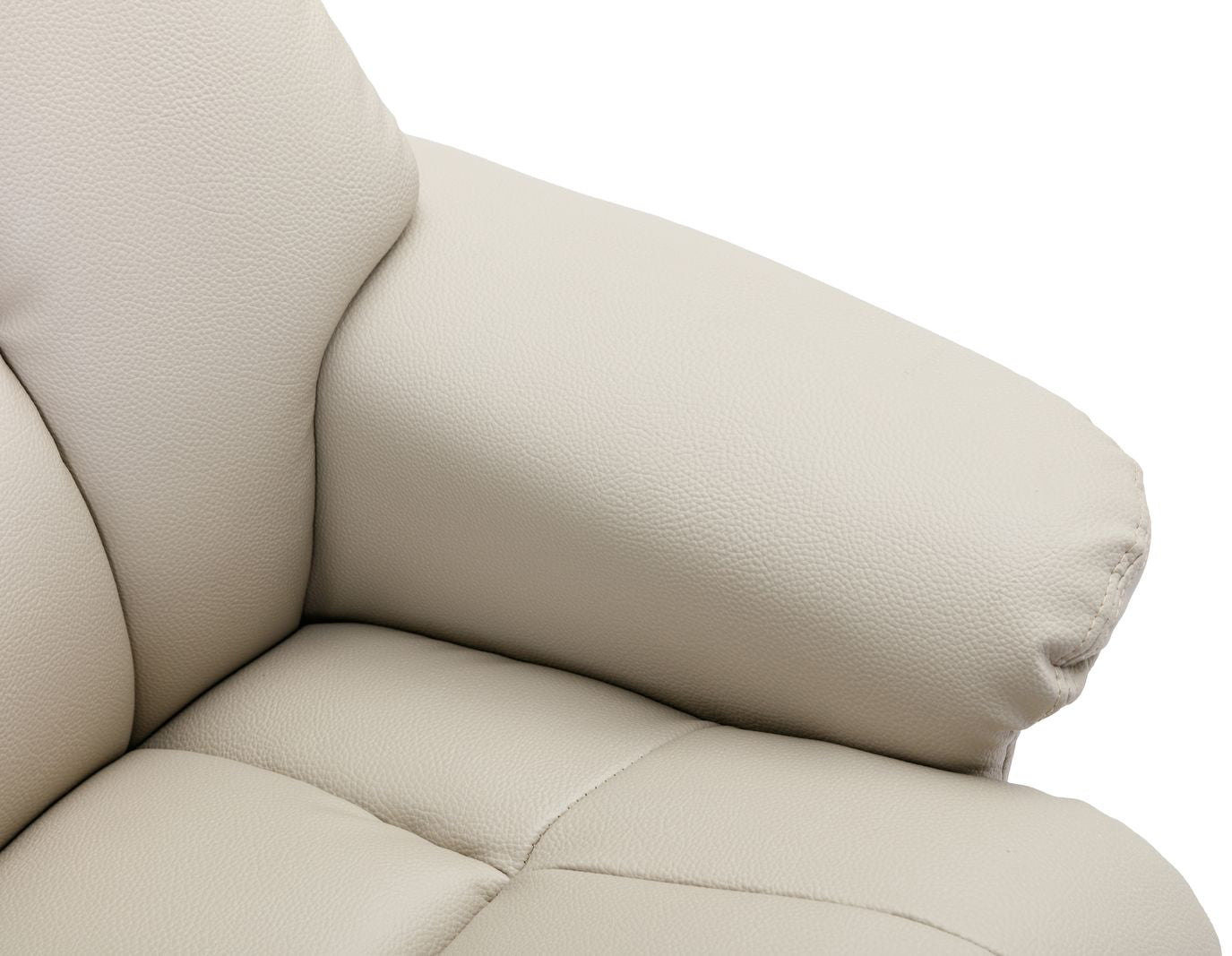 Biarritz Swivel Recliner Chair in Mushroom - 5