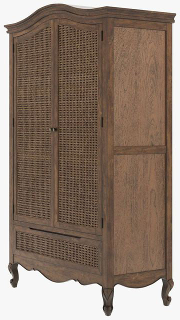Montpellier Armoire 2 portes 1 tiroir en acajou - 3