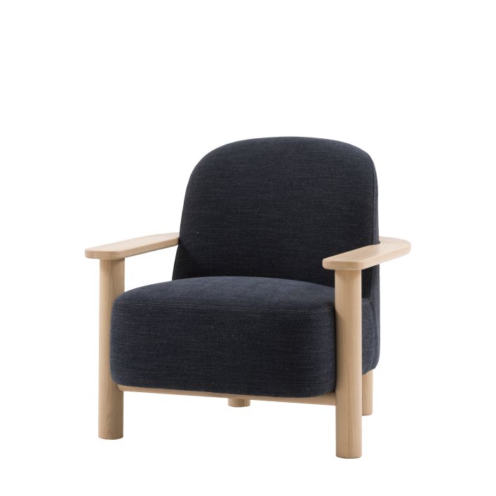 Fauteuil Husby en Willow Pacific bleu - 4