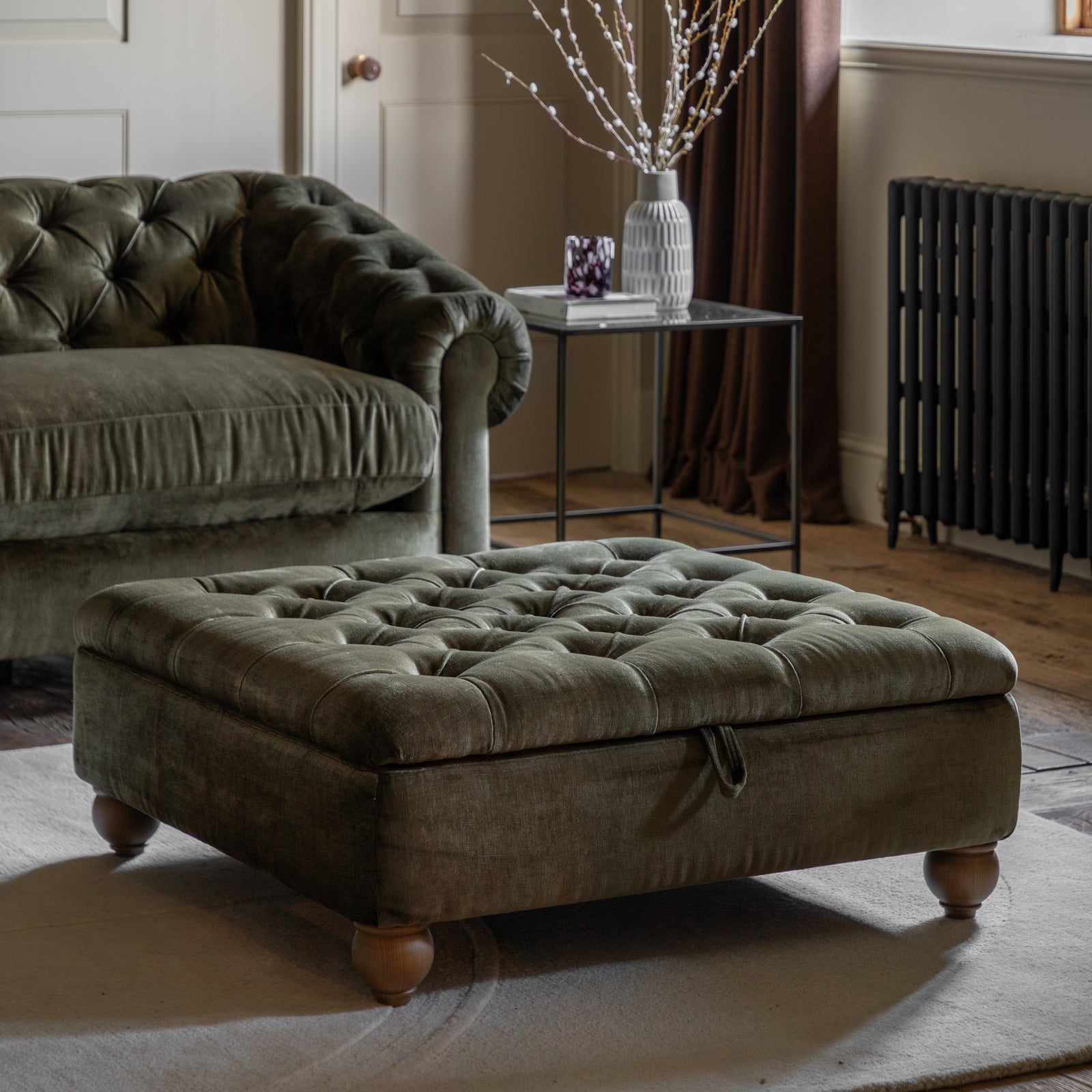 Tabouret Chesterfield
