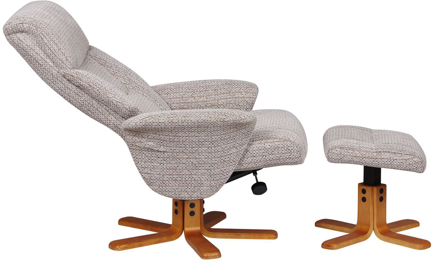 Marseille Chaise en Tissu Beige Claire - 4