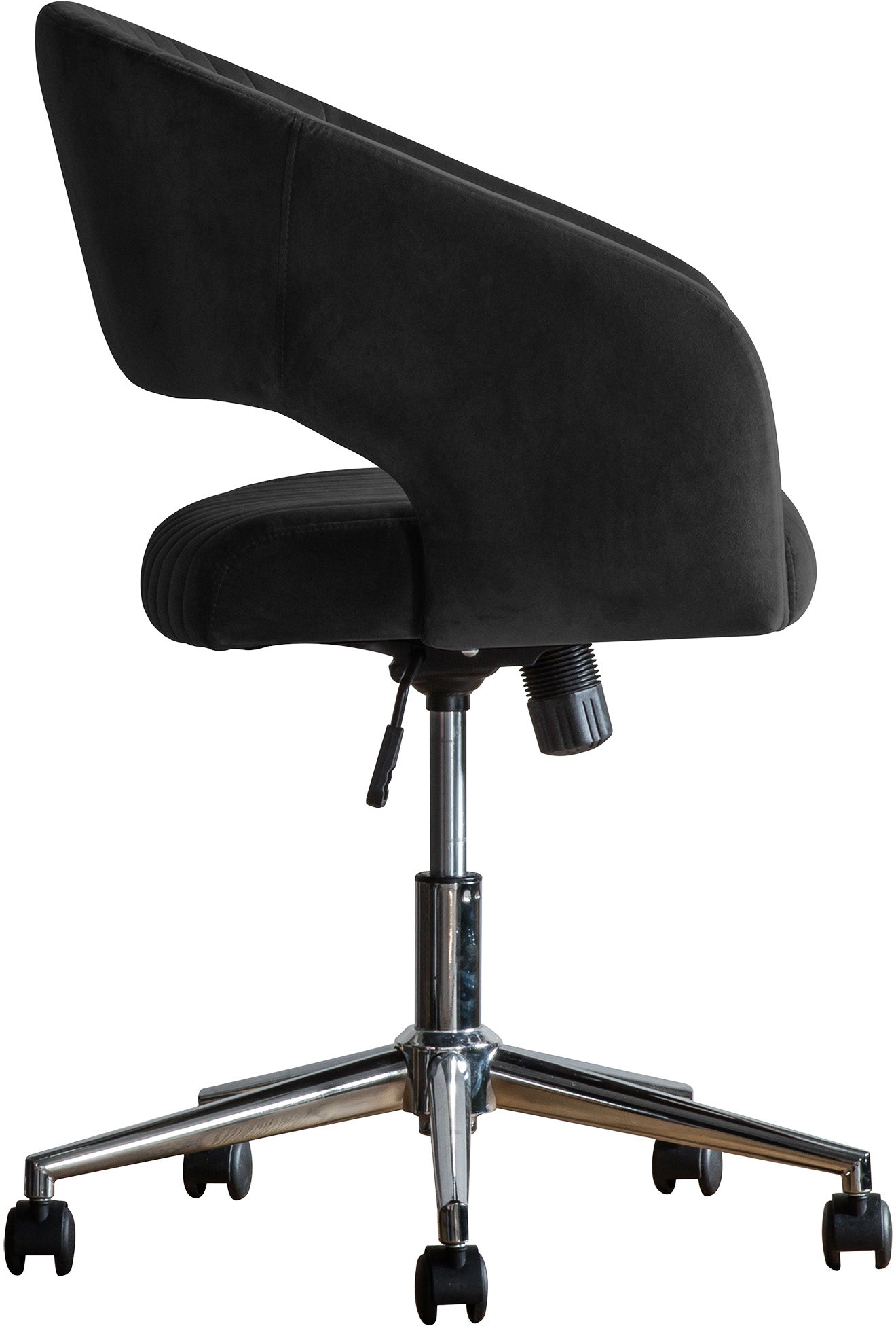 Chaise de bureau Murray pivotante en noir - 6