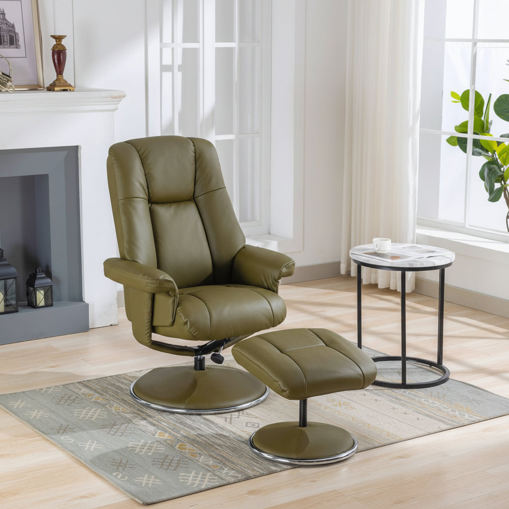 Mobilier Mondial Alliance Chaise Denver en vert olive