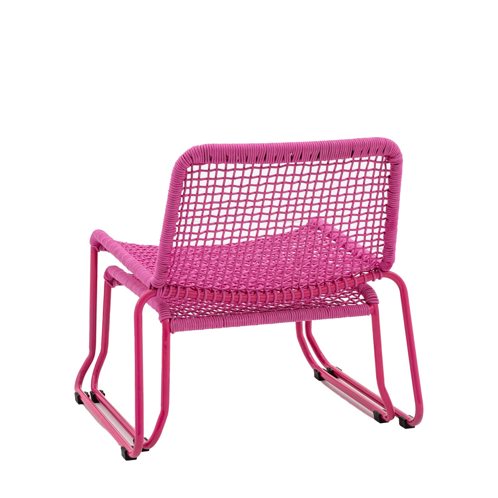 Chaise Longue Sassano Gallery Garden avec Tabouret Rose - 6