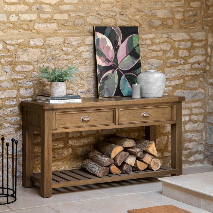 Hardwick Table de console 2 tiroirs