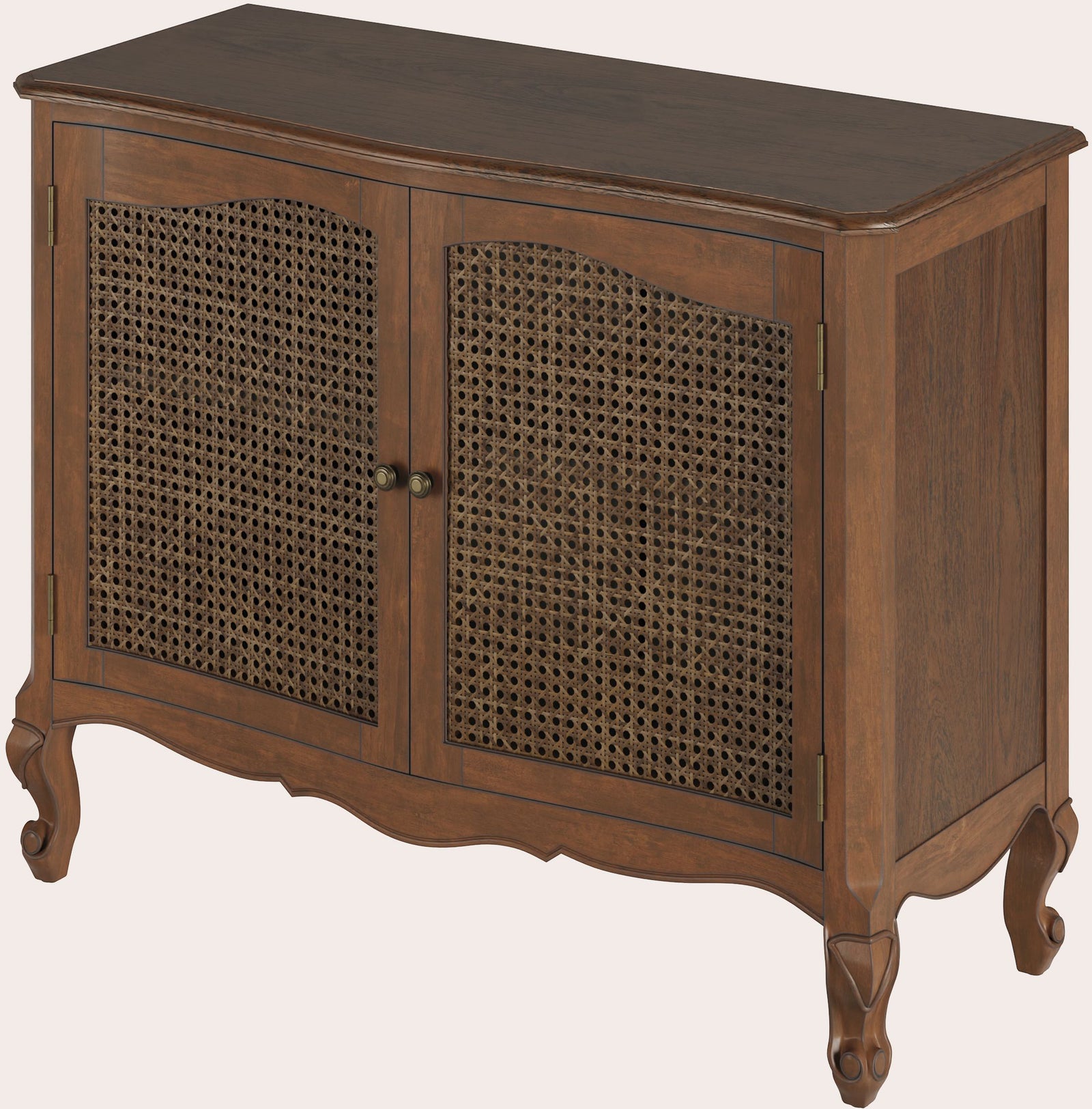Buffet 2 portes Montpellier de en placage noyer - 3
