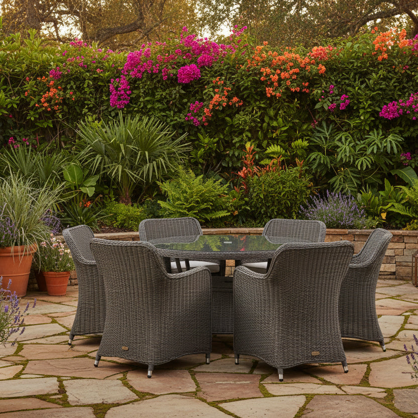 Gallery Garden Ascot ensemble de jardin rond 6 places