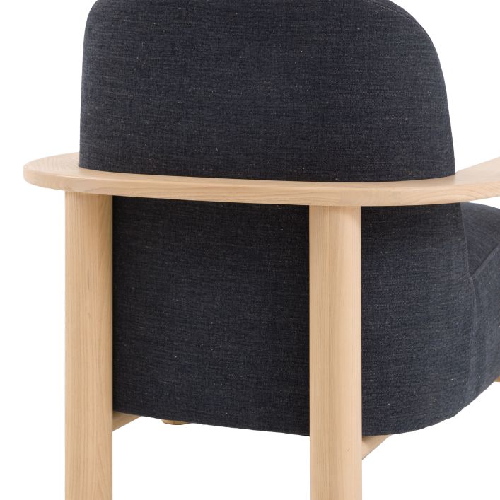 Fauteuil Husby en Willow Pacific bleu - 3