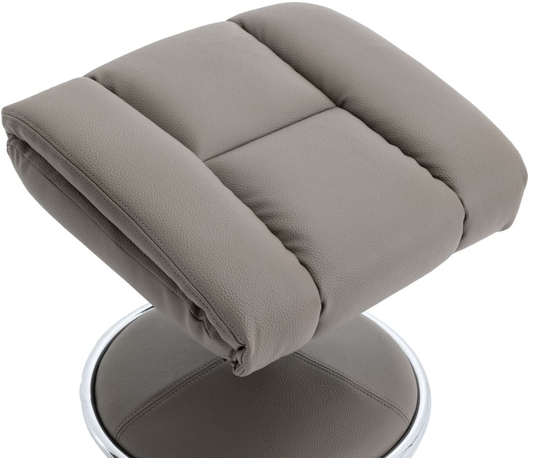 Fauteuil de Relaxation Pivotant Biarritz en Gris - 5