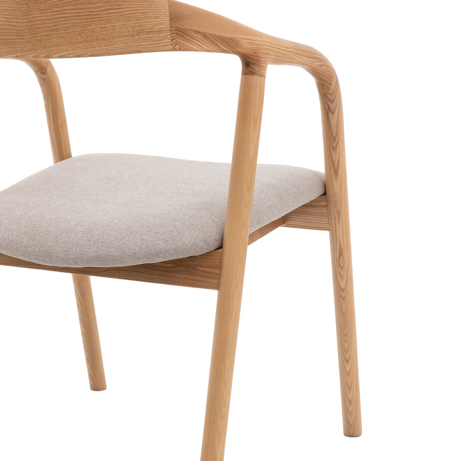 Madrid Paquet de 2 Chaises de Salle à Manger Tapissées en Chêne - 9