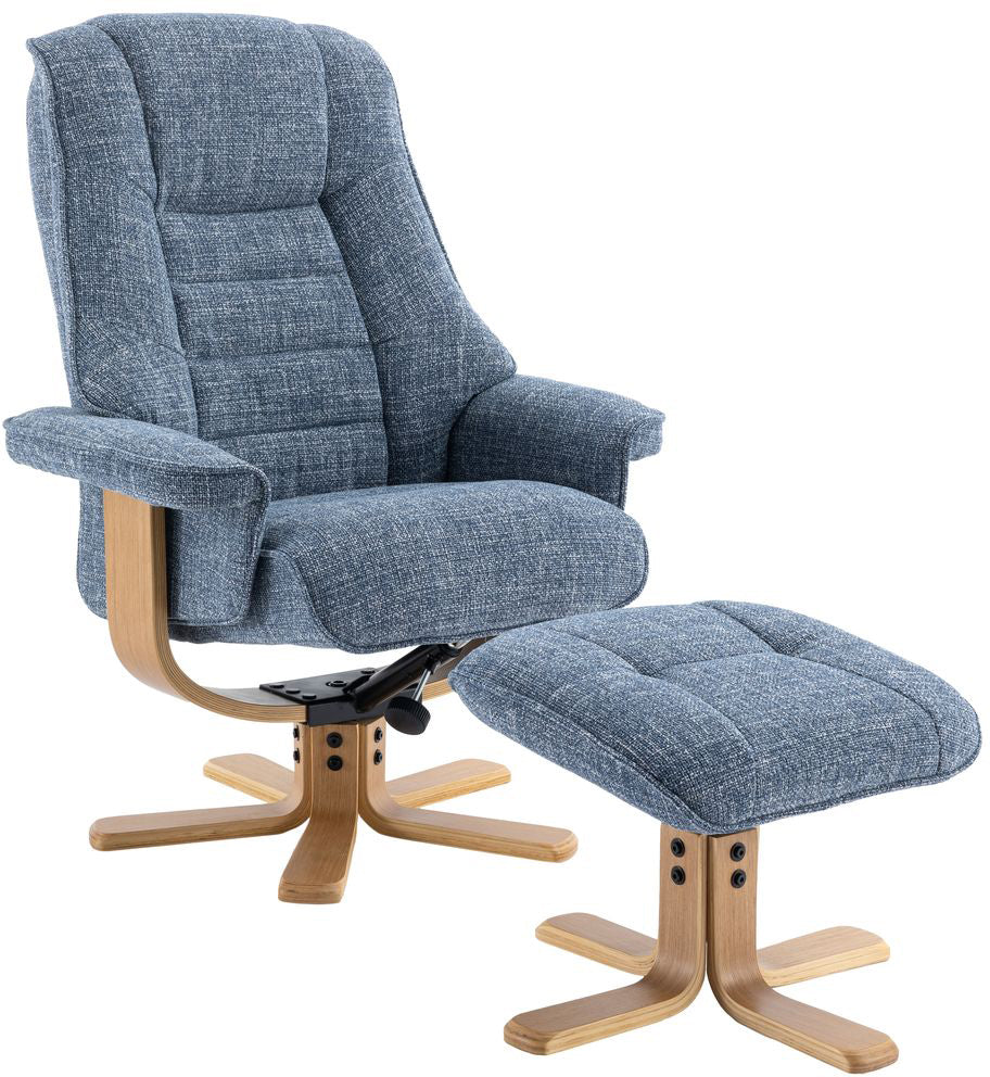 Sardinia Chair in Cha Cha Ocean Fabric - 6