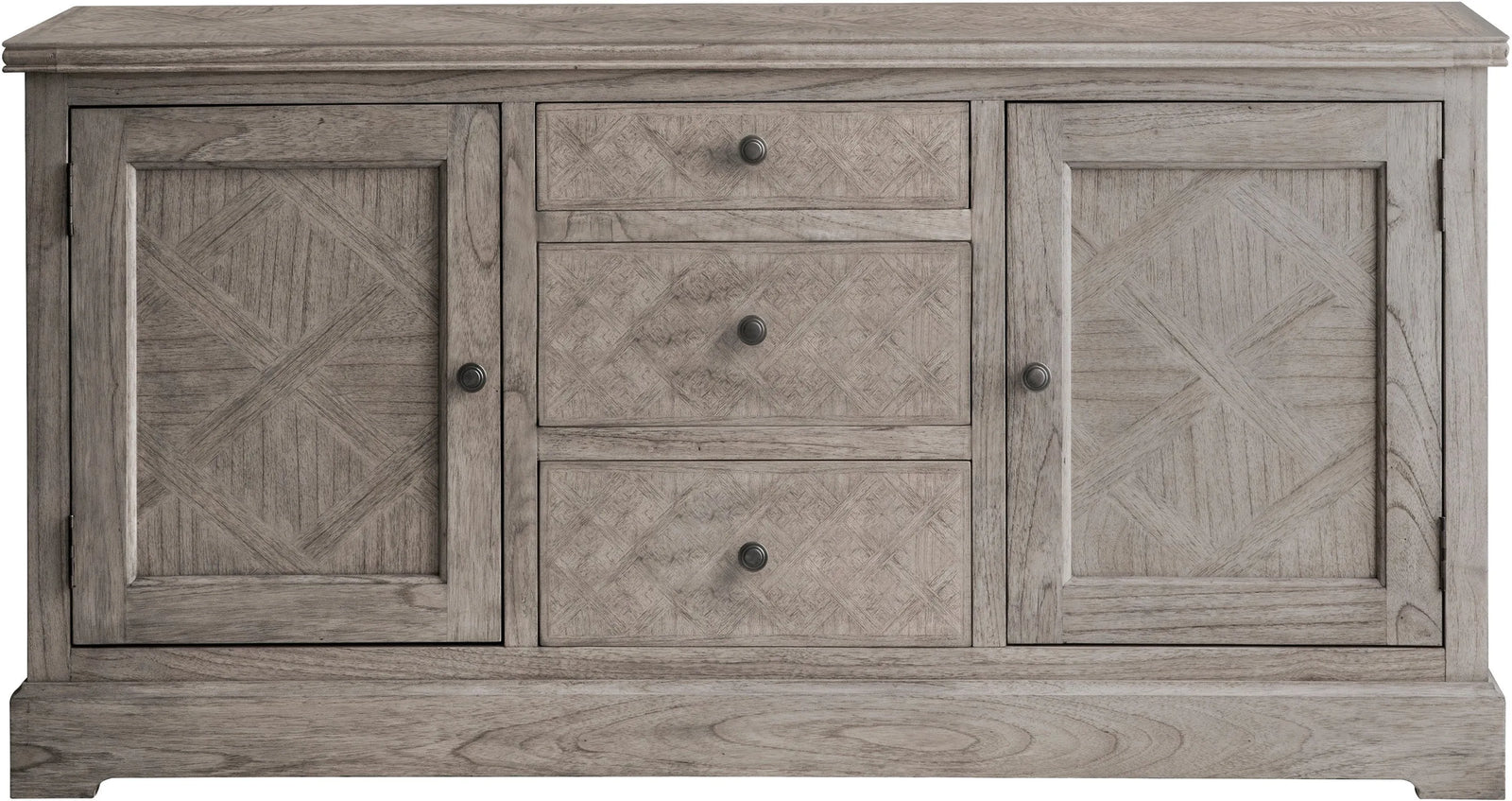 Buffet Rustique 2 Portes 3 Tiroirs - 5