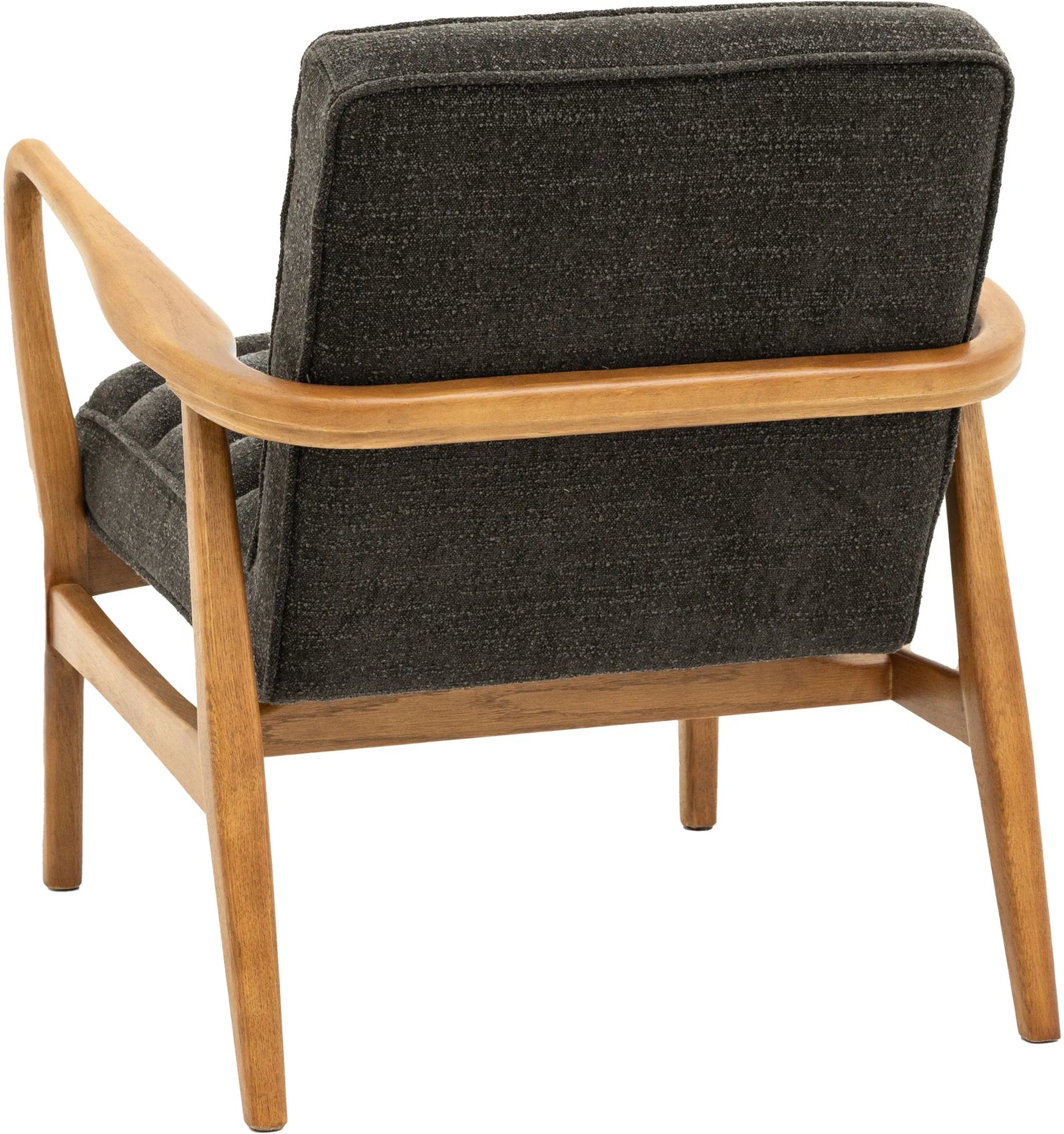 Fauteuil Datsun en Tissu Charbon et Boucle - 8