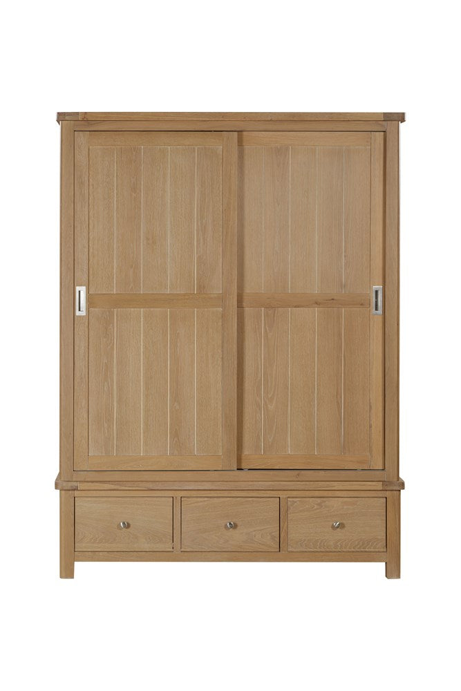 Papaya Foxington Armoire Grande Taille - Chêne Naturel - 3
