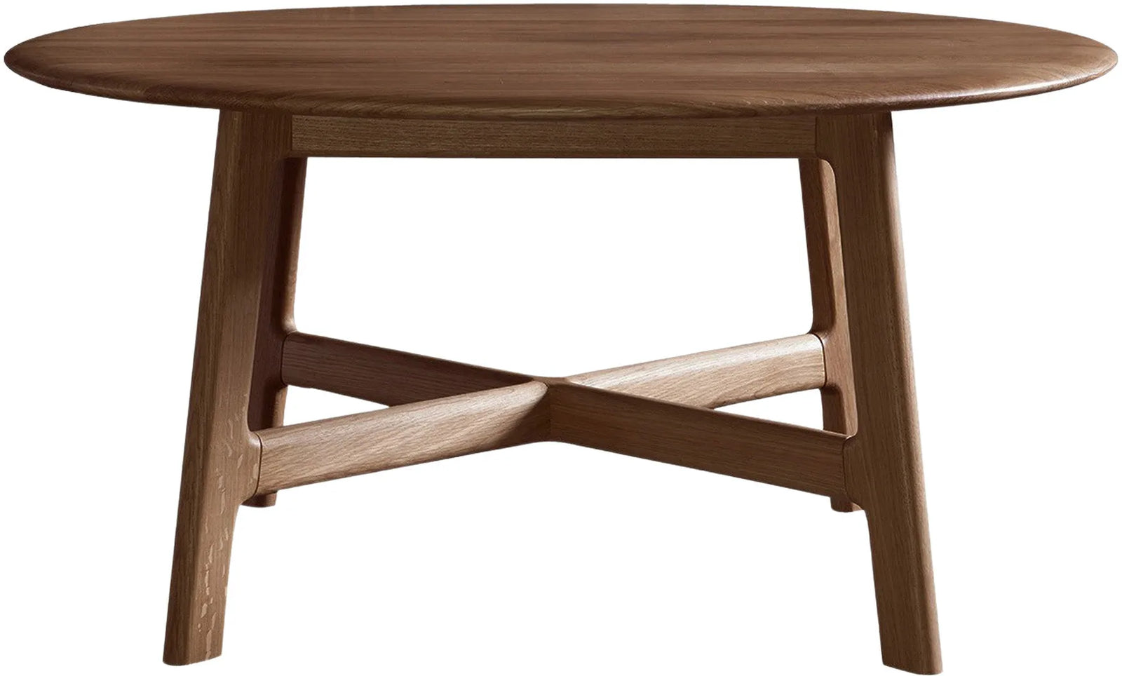 Galerie Direct Table Basse Ronde Madrid en Noyer - 4