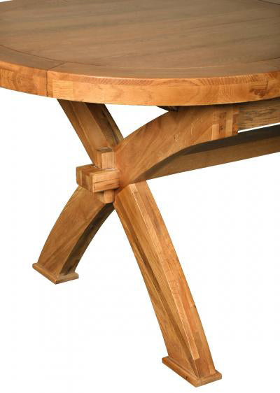 Windermere Oval 'X-Leg' Dining Table - 4