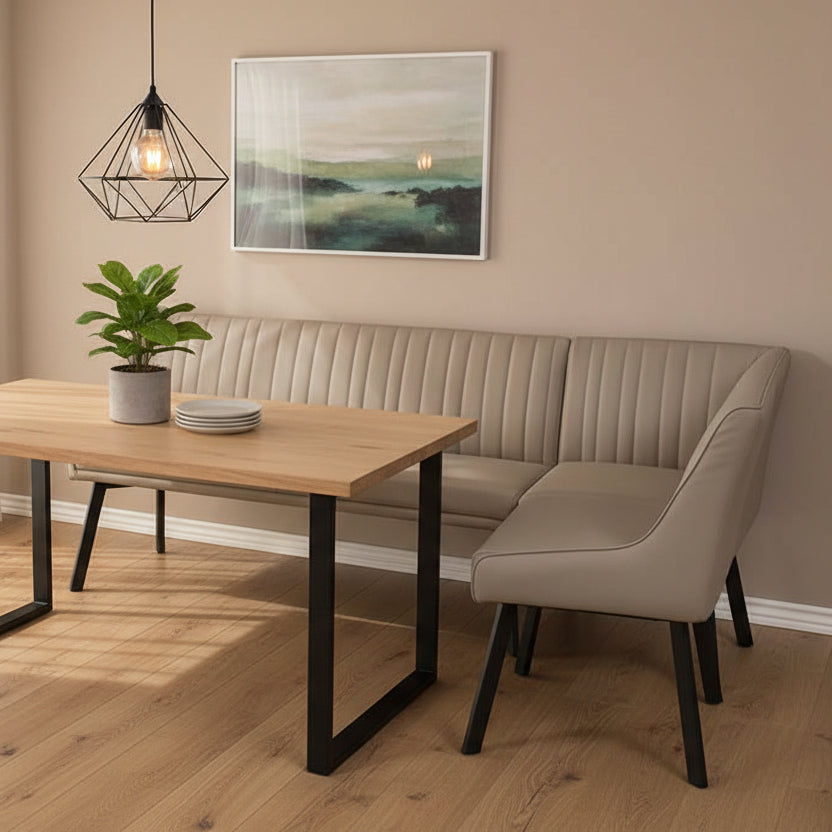 Banc d'angle Baker Panama Chloe - Gauche