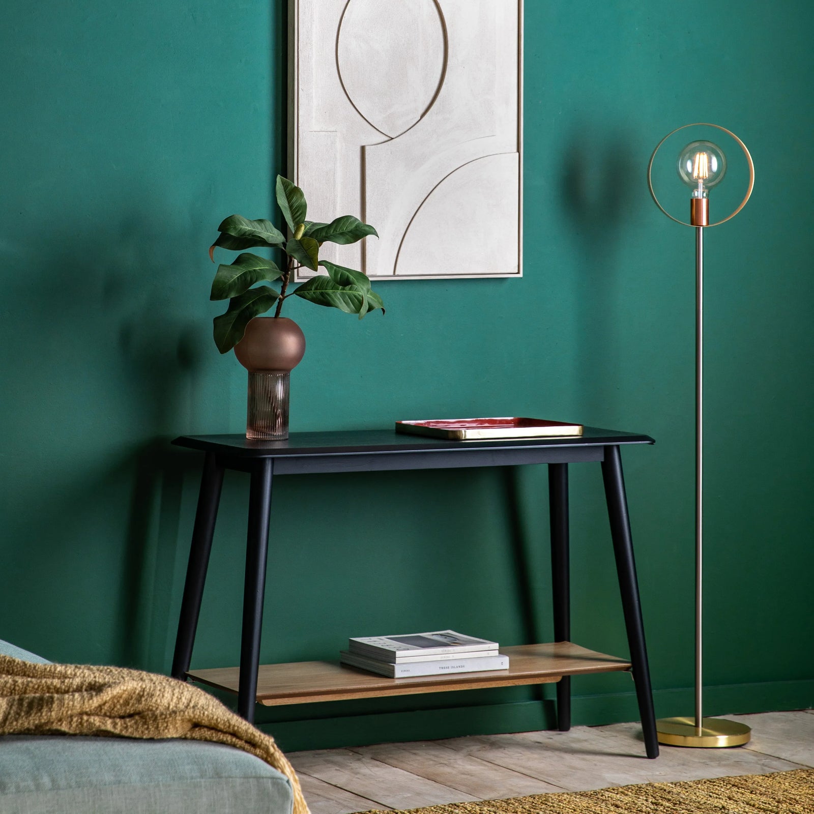 Maddox Table de Console avec Étagère